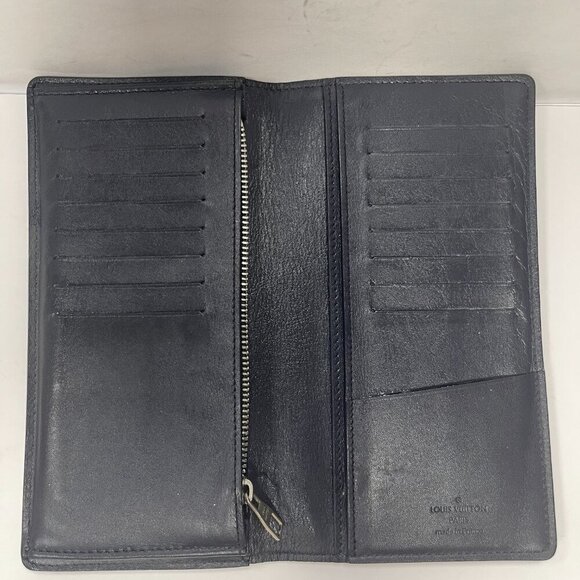 LOUIS VUITTON Damier Infini Portefeuille Bifold Wallet - Black - Preowned - Picture 8 of 13